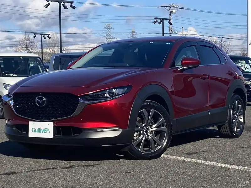 カタログ画像：ＣＸ－３０（CX-30） ２０Ｓ Ｌパッケージ 2020年12月 5BA-DMEP 2000cc ソウルレッドクリスタルメタリック 燃費15.6km / l 外装