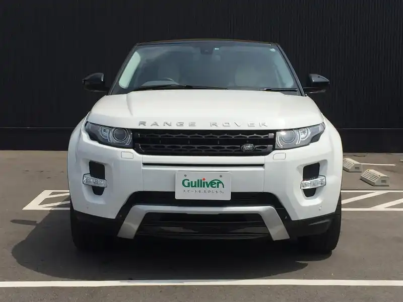 カタログ画像：レンジローバーイヴォーク（RANGE ROVER EVOQUE） ダイナミックリミテッド 2013年11月 CBA-LV2A 2000cc フジ・ホワイト 燃費10.6km / l フロント