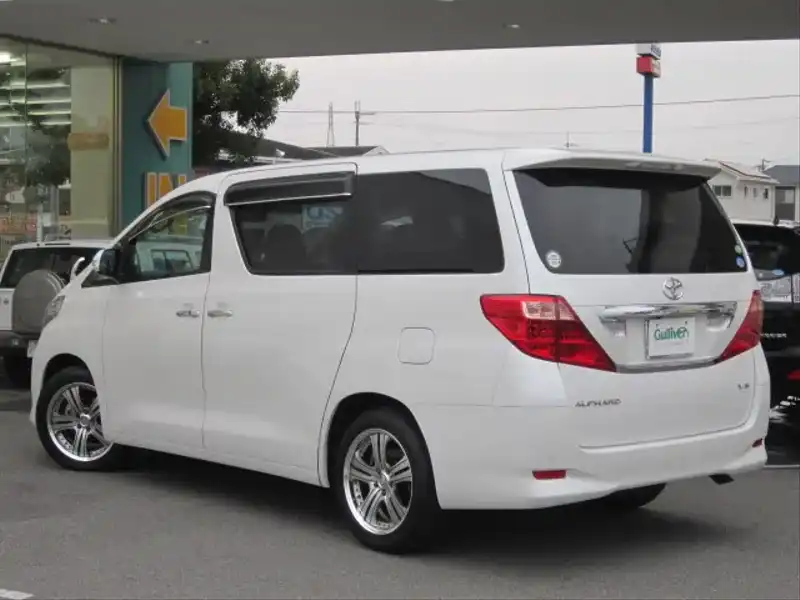 10047821 | カタログ画像：アルファード（ALPHARD） ３５０Ｇ Ｌパッケージ 2008年5月 DBA-GGH25W 3500cc ホワイトパールクリスタルシャイン バック