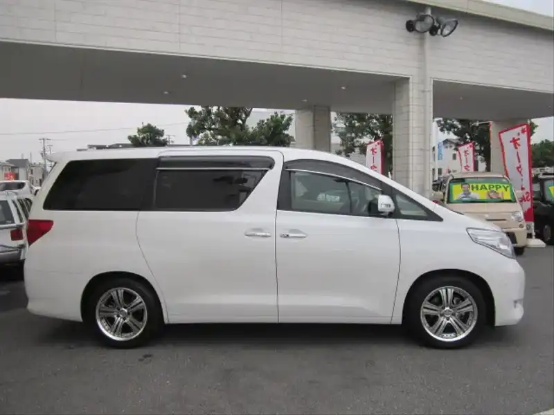 カタログ画像：アルファード（ALPHARD） ３５０Ｇ Ｌパッケージ 2008年5月 DBA-GGH25W 3500cc ホワイトパールクリスタルシャイン 燃費9.1km / l  外装