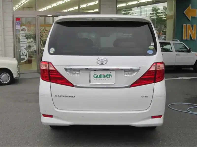 10047821 | カタログ画像：アルファード（ALPHARD） ３５０Ｇ Ｌパッケージ 2008年5月 DBA-GGH25W 3500cc ホワイトパールクリスタルシャイン バック