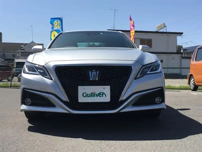 カタログ画像：クラウンハイブリッド（CROWN HYBRID） Ｇ 2018年6月 6AA-AZSH20 2500cc シルバーメタリック 燃費20.0km / l フロント