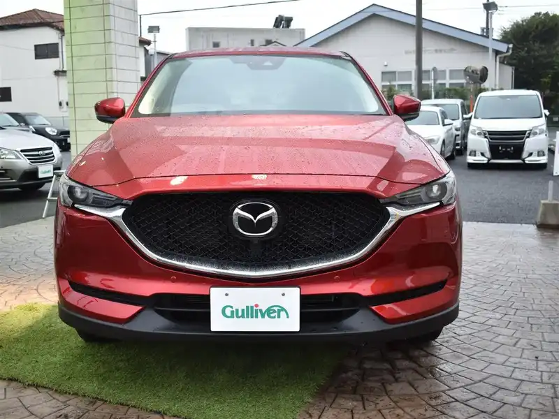 カタログ画像：ＣＸ－５（CX-5） ２０Ｓ プロアクティブ 2020年1月 6BA-KFEP 2000cc ソウルレッドクリスタルメタリック 燃費14.6km / l フロント