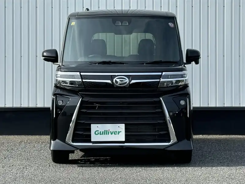 カタログ画像：タント（TANTO） ファンクロス ｅｃｏ ＩＤＬＥ非装着車 2023年4月 5BA-LA650S 660cc シャイニングホワイトパールorブラックマイカメタリック×シャイニングホワイトパール 燃費20.1km / l フロント