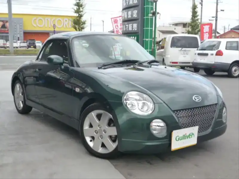 カタログ画像：コペン（COPEN） アクティブトップ 2010年8月 ABA-L880K 660cc ＤＣ・ダークグリーンマイカ 燃費15.2km / l  メイン（その他）