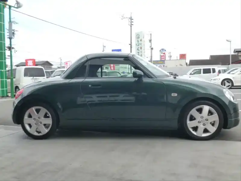 カタログ画像：コペン（COPEN） アクティブトップ 2010年8月 ABA-L880K 660cc ＤＣ・ダークグリーンマイカ 燃費15.2km / l  外装