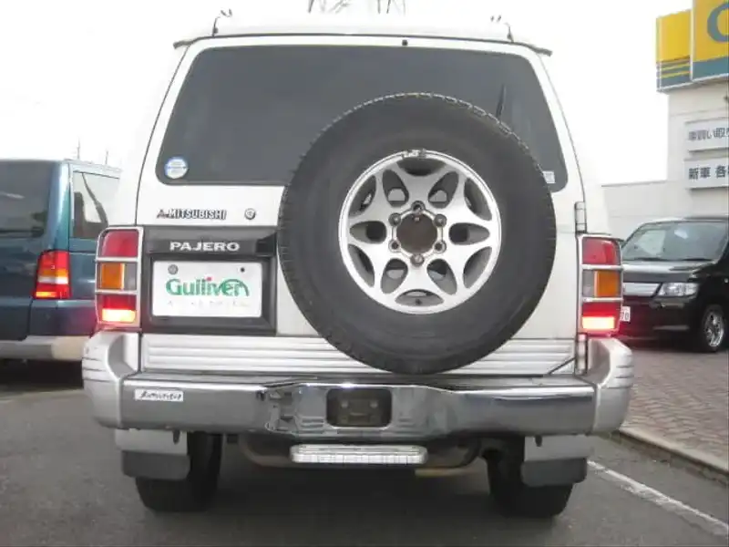 4007261 | カタログ画像：パジェロ（PAJERO） キックアップルーフ ＧＥバン 1997年5月 KC-V46V 2800cc ソフィアホワイト バック