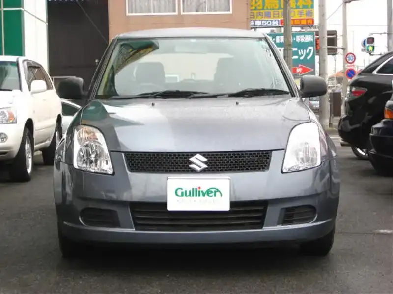 カタログ画像：スイフト（SWIFT） １．３ＸＥ 2006年6月 DBA-ZC11S 1300cc アズールグレーパールメタリック 燃費17.0km / l  フロント