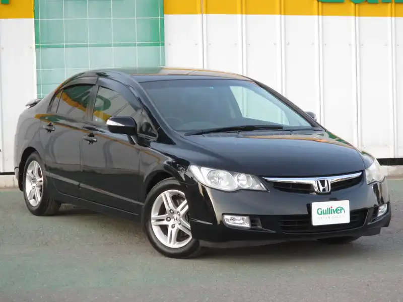 カタログ画像：シビック（CIVIC） １．８Ｓ 2005年9月 DBA-FD1 1800cc ナイトホークブラック・パール 燃費17.0km / l  メイン