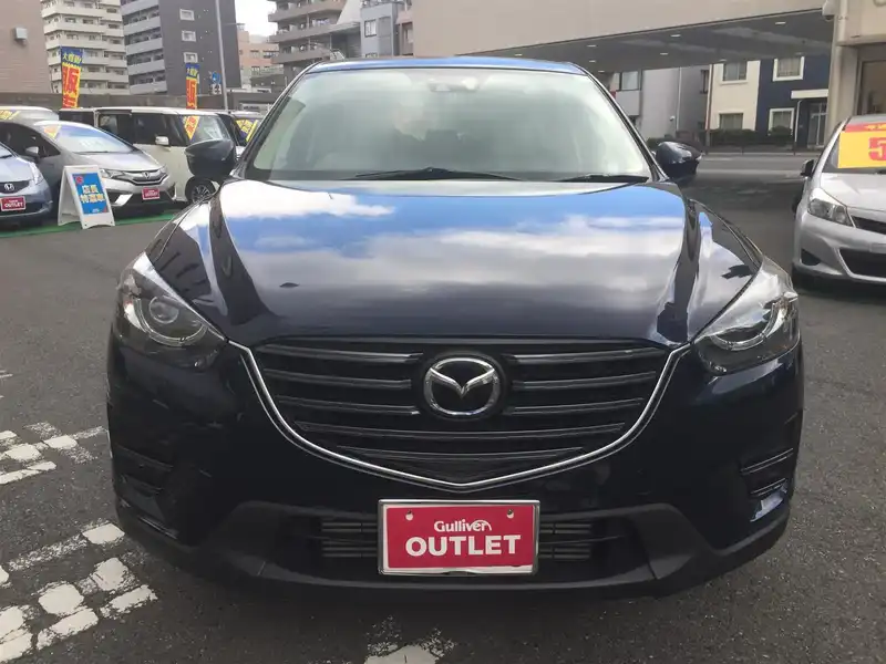 カタログ画像：ＣＸ－５（CX-5） ＸＤ Ｌパッケージ 2015年1月 LDA-KE2FW 2200cc ディープクリスタルブルーマイカ 燃費18.4km / l フロント