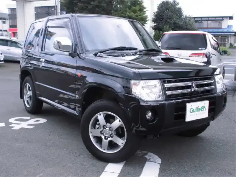 カタログ画像：パジェロミニ（PAJERO MINI） プレミアムセレクション 2011年1月 ABA-H58A 660cc ブラックマイカ メイン（その他）