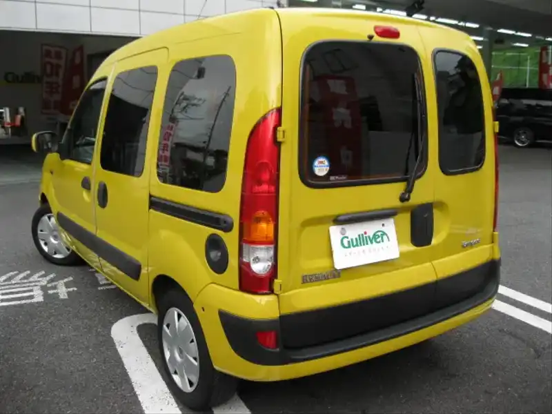 カタログ画像：カングー（KANGOO） １．６（ダブルバックドア） 2004年4月 GH-KCK4M 1600cc レモン・イエロー バック