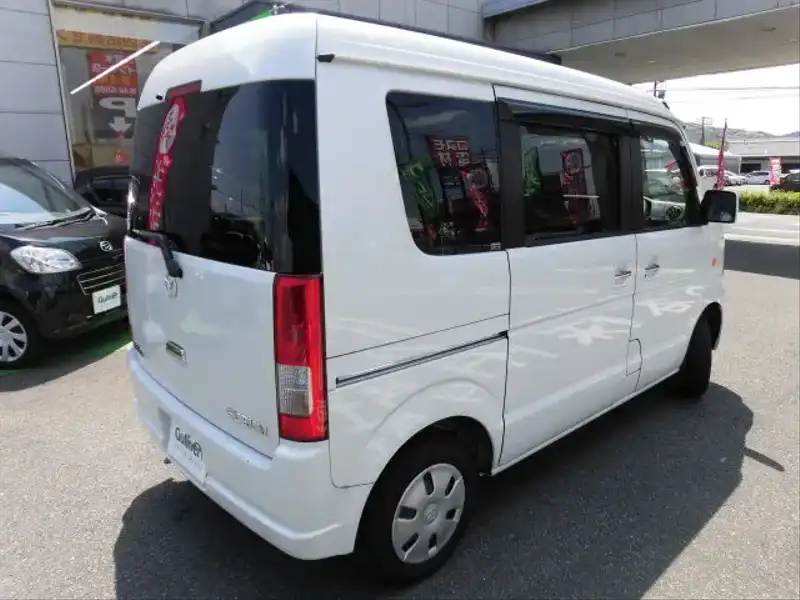 カタログ画像：スクラムワゴン（SCRUM WAGON） ＰＸターボ 2014年4月 ABA-DG64W 660cc パールホワイト 燃費14.4km / l バック