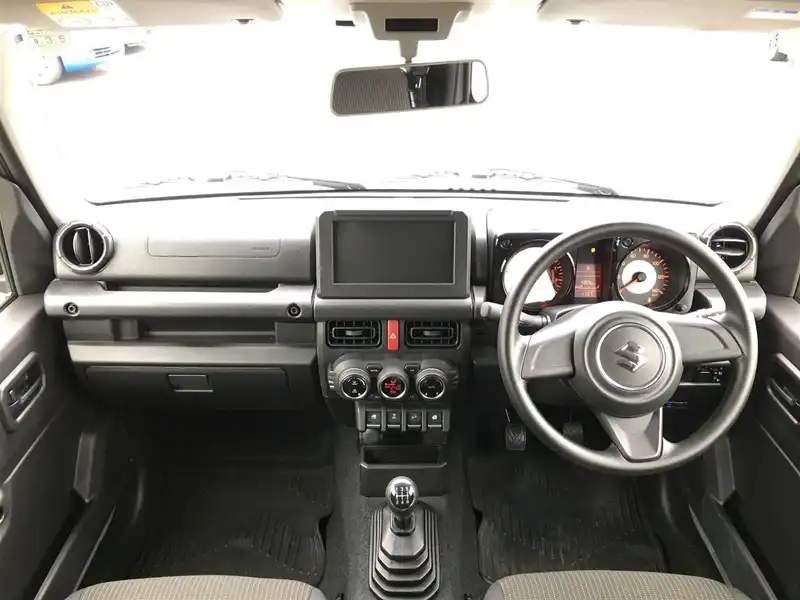 カタログ画像：ジムニー（JIMNY） ＸＬ スズキセーフティサポート装着車 2019年10月 3BA-JB64W 660cc ミディアムグレー 燃費16.2km / l 内装