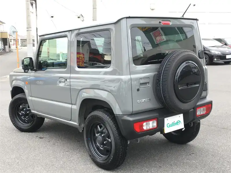 カタログ画像：ジムニー（JIMNY） ＸＬ 2019年10月 3BA-JB64W 660cc ミディアムグレー 燃費13.2km / l バック