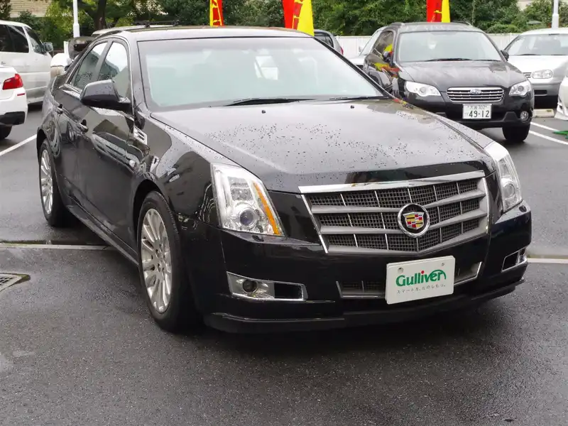 カタログ画像：キャデラックＣＴＳ（CADILLAC CTS） ３．０ラグジュアリー 2010年1月 ABA-X322C 3000cc セーブルブラック 燃費8.4km / l  メイン