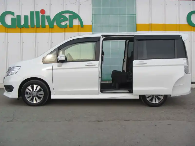 カタログ画像：ステップワゴンスパーダ（STEPWAGON SPADA） パワーエディション 2012年11月 DBA-RK6 2000cc ホワイトオーキッド・パール 燃費13.6km / l 外装