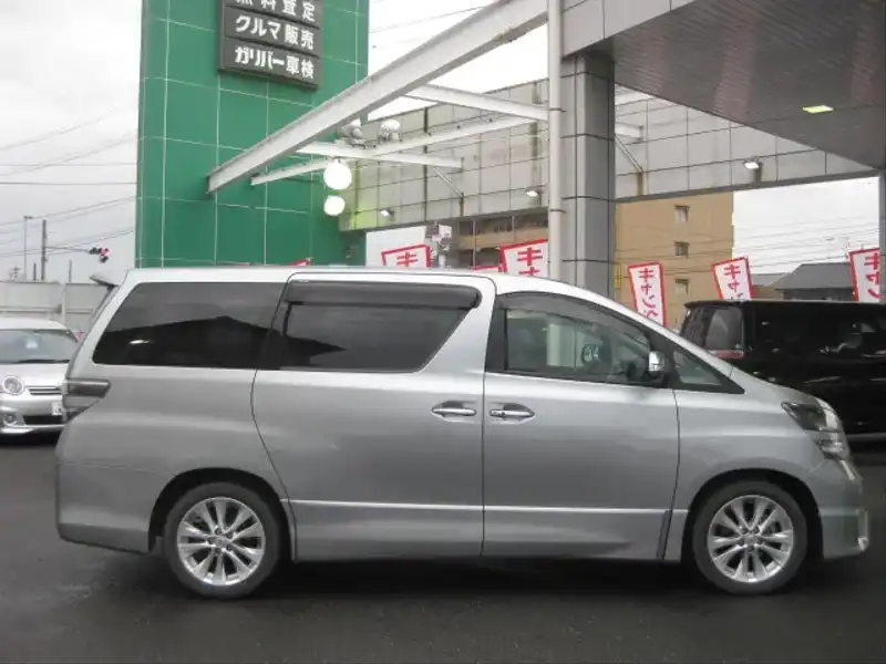 カタログ画像：ヴェルファイア（VELLFIRE） ２．４Ｚ 2008年8月 DBA-ANH25W 2400cc グレーメタリック 燃費11.4km / l  外装