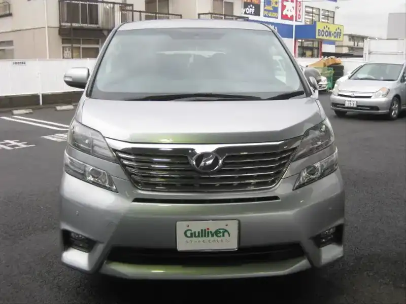 カタログ画像：ヴェルファイア（VELLFIRE） ２．４Ｚ 2008年8月 DBA-ANH25W 2400cc グレーメタリック 燃費11.4km / l  フロント