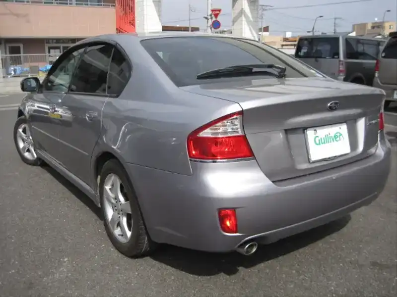 カタログ画像：レガシィＢ４（LEGACY B4） ２．０ｉ アドバンテージライン 2008年5月 CBA-BL5 2000cc スティールシルバー・メタリック 燃費14.0km / l  バック