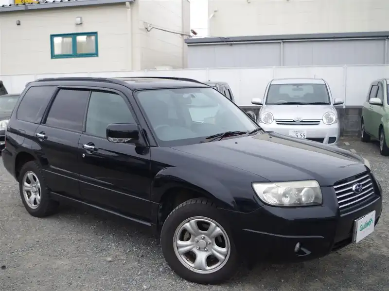 カタログ画像：フォレスター（FORESTER） ２．０Ｘ 2005年1月 CBA-SG5 2000cc オブシディアンブラック・パール 燃費13.0km / l  メイン（その他）