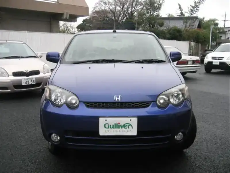 カタログ画像：ＨＲ－Ｖ（HR-V） ＪＳ 2001年7月 LA-GH3 1600cc スーパーソニックブルー・パールｏｒエフェクトブルー・メタリック 燃費14.0km / l  フロント