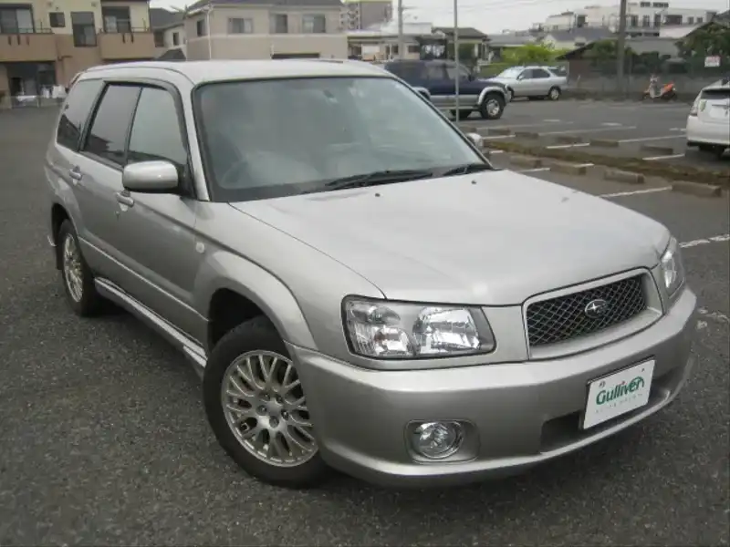 カタログ画像：フォレスター（FORESTER） クロススポーツα 2004年6月 TA-SG5 2000cc クリスタルグレー・メタリック 燃費12.2km / l  メイン（その他）