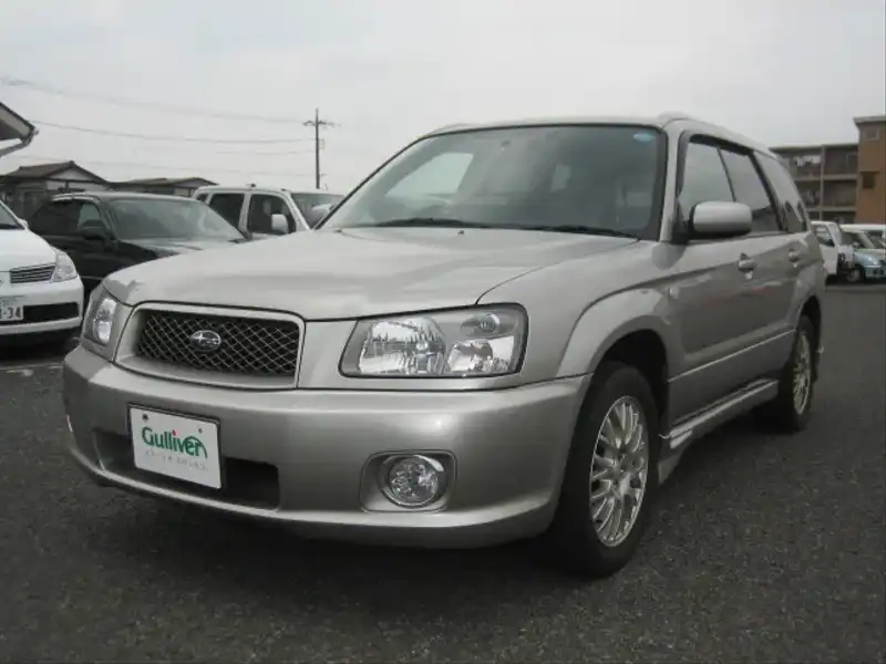 カタログ画像：フォレスター（FORESTER） クロススポーツα 2004年6月 TA-SG5 2000cc クリスタルグレー・メタリック 燃費12.2km / l  外装