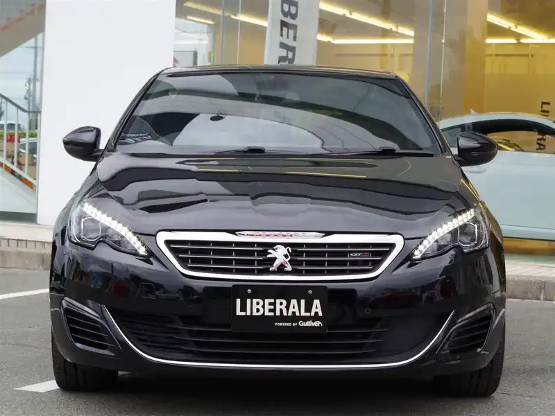 カタログ画像：３０８（308） ＧＴ ブルーＨＤｉ 2018年7月 LDA-T9AH01 2000cc ペルラ・ネラ・ブラック 燃費18.7km / l フロント