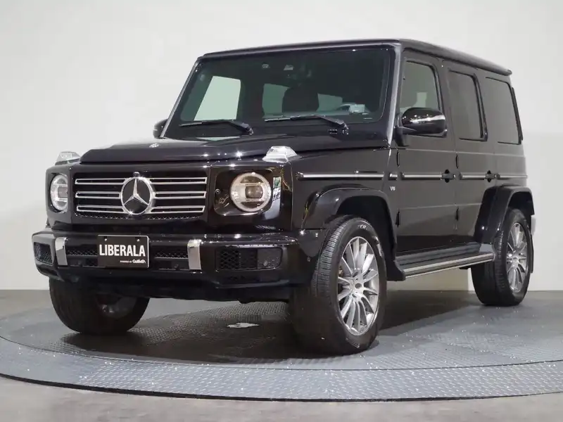 カタログ画像：Ｇクラス（G-CLASS） Ｇ５５０ ＡＭＧライン 2019年12月 3BA-463260 4000cc オブシディアンブラック（Ｍ）orマグネタイトブラック（Ｍ） 燃費7.4km / l フロント