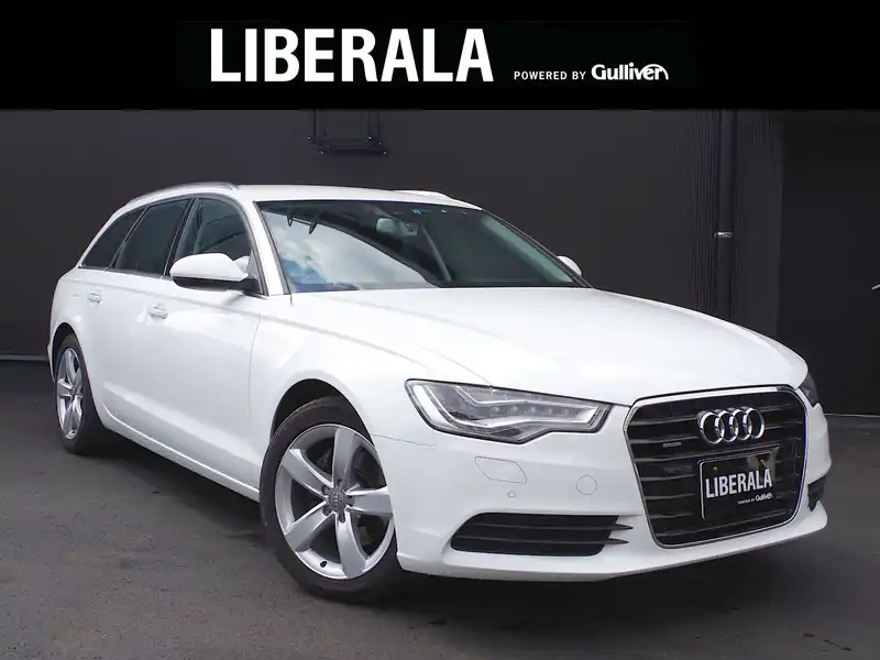 カタログ画像：Ａ６アバント（A6 AVANT） ２．０ＴＦＳＩ 2014年2月 DBA-4GCDN 2000cc アイビスホワイト 燃費14.8km / l メイン