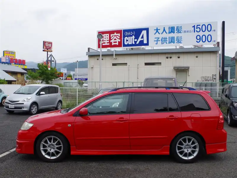 カタログ画像：カローラフィールダー（COROLLA FIELDER） Ｚエアロツアラー 2004年4月 TA-ZZE123G 1800cc スーパーレッドⅡ 燃費12.0km / l  外装