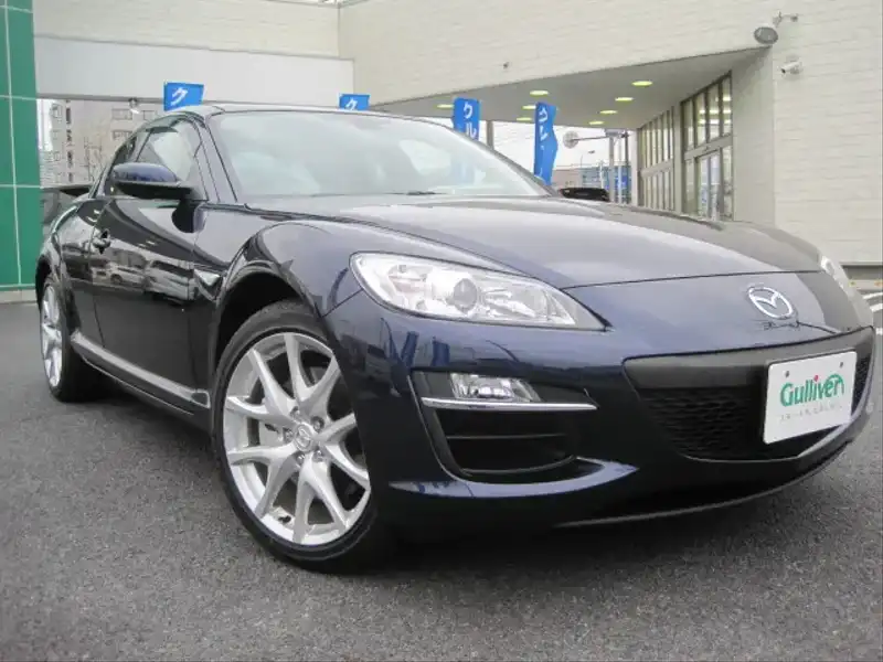 カタログ画像：ＲＸ－８（RX-8） タイプＥ 2009年5月 ABA-SE3P 1400cc ストーミーブルーマイカ 燃費9.0km / l  メイン（その他）