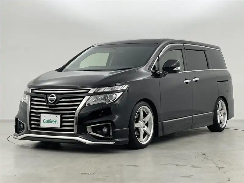 カタログ画像：エルグランド（ELGRAND） ２５０ハイウェイスターＳ アーバンクロム 2023年4月 5BA-TE52 2500cc ミッドナイトブラック（Ｐ） 燃費10.0km / l 外装