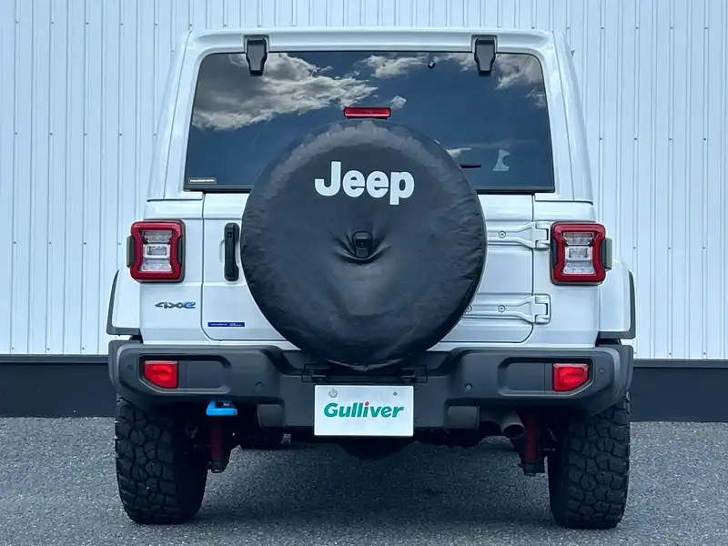 カタログ画像：ジープ・ラングラーアンリミテッド４ｘｅ（JEEP WRANGLER UNLIMITED 4xe） ルビコン ４ｘｅ 2022年12月 3LA-JL20L 2000cc ブライトホワイトクリアコート 燃費8.6km / l 外装