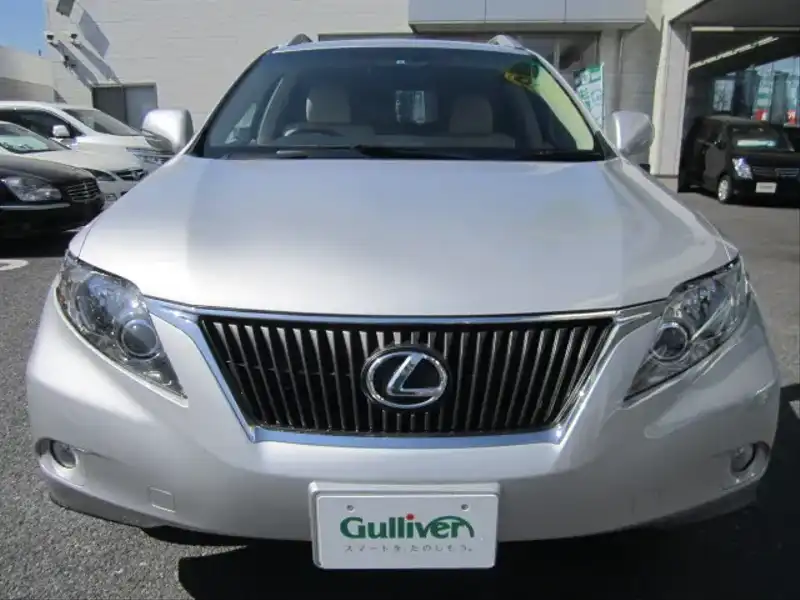 カタログ画像：ＲＸ（RX） ＲＸ３５０ バージョンＬ 2009年1月 DBA-GGL10W 3500cc シルバーマイカメタリック 燃費9.7km / l  フロント