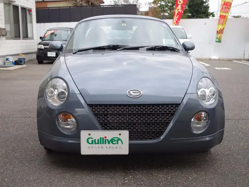 カタログ画像：コペン（COPEN） アルティメットエディション 2006年6月 ABA-L880K 660cc ＤＣ・スチールグレーメタリック 燃費15.2km / l  フロント