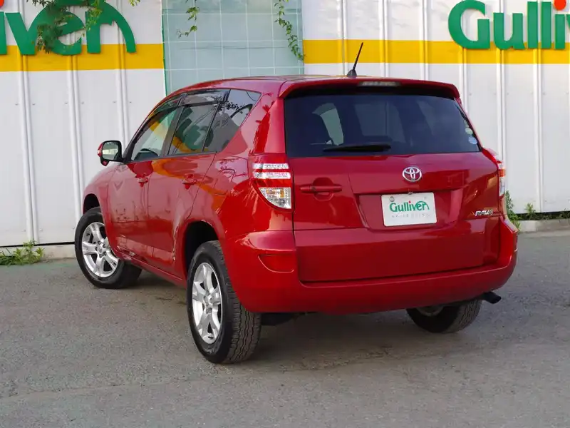 カタログ画像：ＲＡＶ４（RAV4） スタイル 2008年9月 DBA-ACA31W 2400cc レッドマイカメタリック 燃費12.6km / l  バック