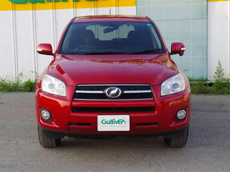 カタログ画像：ＲＡＶ４（RAV4） スタイル 2008年9月 DBA-ACA36W 2400cc レッドマイカメタリック 燃費13.4km / l  フロント