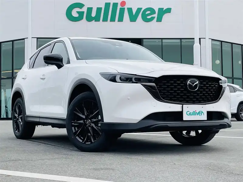 カタログ画像：ＣＸ－５（CX-5） ２５Ｓ Ｌパッケージ 2021年12月 6BA-KF5P 2500cc スノーフレイクホワイトパールマイカ 燃費13.8km / l メイン