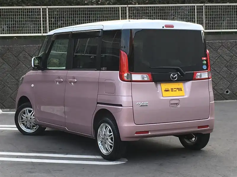 カタログ画像：フレアワゴン（FLAIR WAGON） ＸＳ 2015年5月 DAA-MM42S 660cc イノセントピンクパールメタリック２トーンカラー 燃費32.0km / l バック