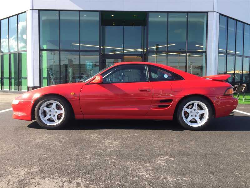 カタログ画像：ＭＲ２（MR2） ＭＲスパイダー 1996年2月 E-SW20 2000cc スーパーレッドⅡ 燃費11.8km / l  外装