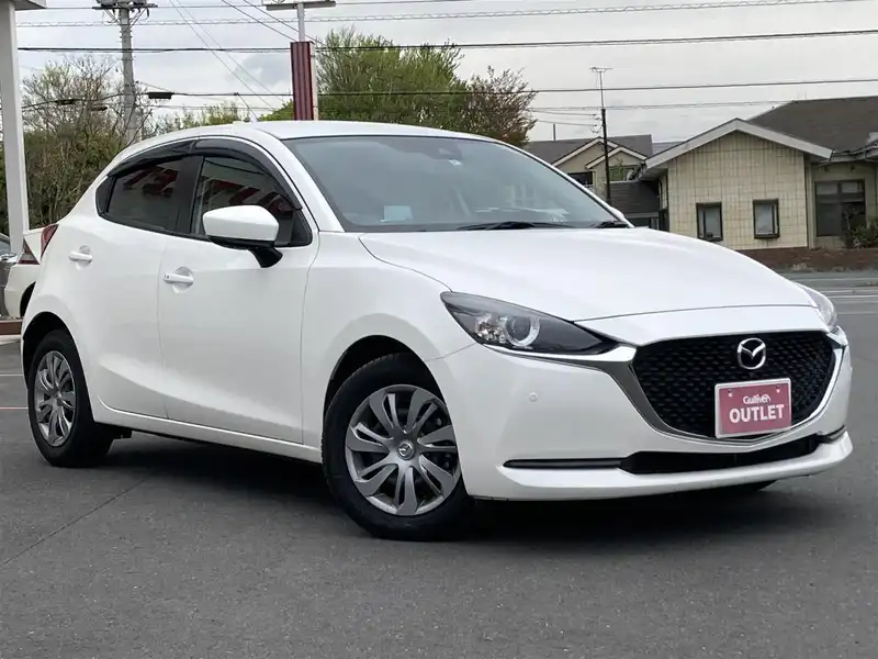 カタログ画像：ＭＡＺＤＡ２（MAZDA2） １５Ｃ 2021年12月 5BA-DJLFS 1500cc スノーフレイクホワイトパールマイカ 燃費20.3km / l メイン（その他）