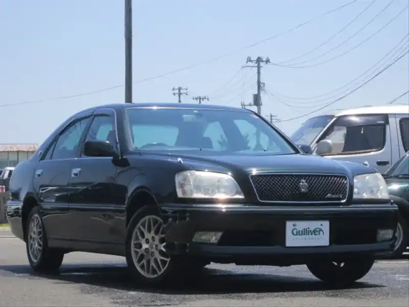 カタログ画像：クラウン（CROWN） アスリート 2001年8月 TA-JZS171 2500cc ダークブルーマイカ 燃費11.4km / l  メイン