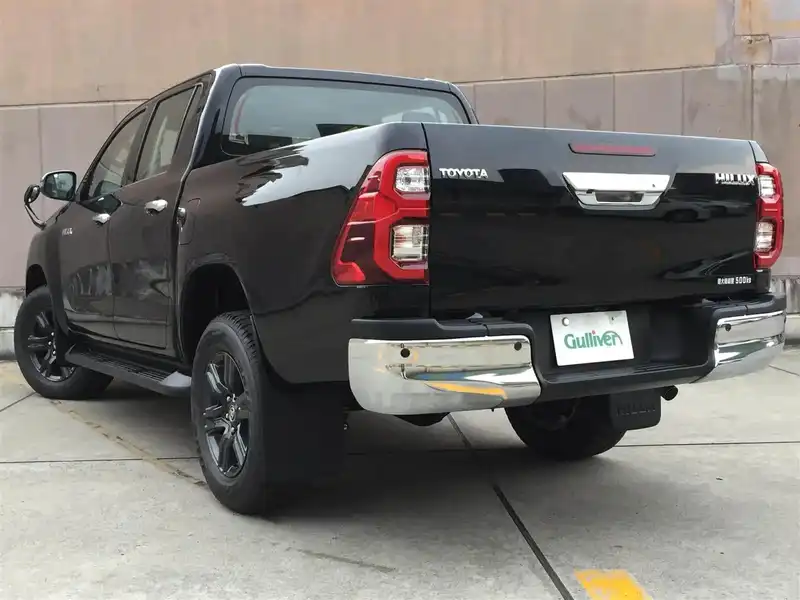 カタログ画像：ハイラックス（HILUX） Ｚ 2020年8月 3DF-GUN125 2400cc アティチュードブラックマイカ 燃費11.7km / l バック