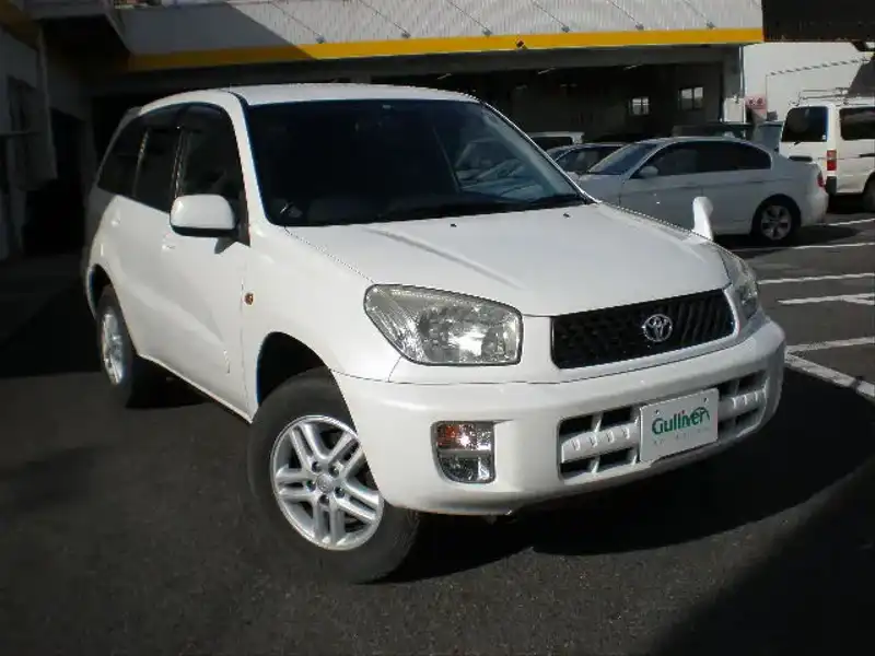 カタログ画像：ＲＡＶ４ Ｊ（RAV4J） Ｘリミテッド 2002年9月 TA-ZCA26W 1800cc ホワイト 燃費14.4km / l  メイン