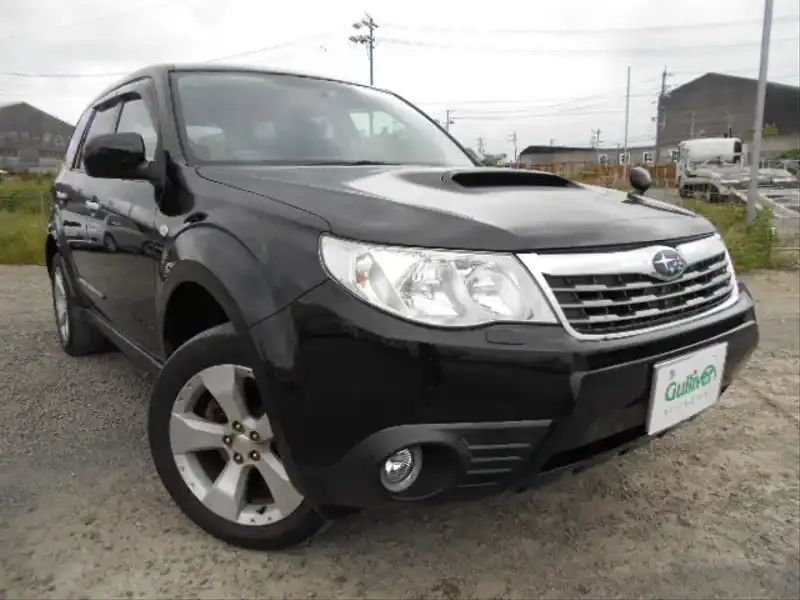 カタログ画像：フォレスター（FORESTER） ２．０ＸＴ ブラックレザーリミテッド 2008年8月 CBA-SH5 2000cc オブシディアンブラック・パール 燃費13.0km / l  メイン