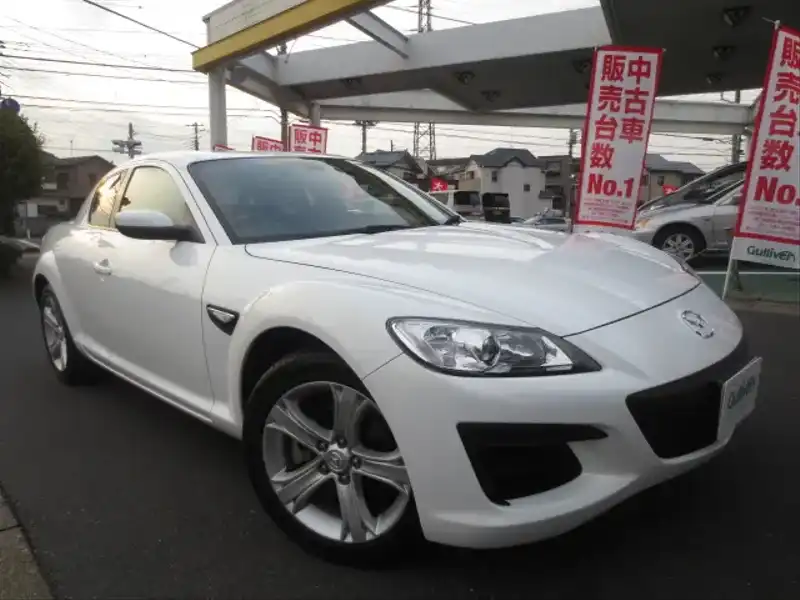 カタログ画像：ＲＸ－８（RX-8） タイプＧ 2009年5月 ABA-SE3P 1400cc クリスタルホワイトパールマイカ 燃費9.0km / l  メイン（その他）