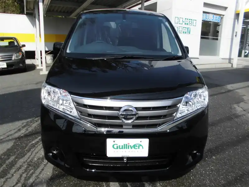 カタログ画像：セレナ（SERENA） ２０Ｇ Ｓ－ハイブリッド 2012年8月 DAA-HC26 2000cc スーパーブラック 燃費15.2km / l フロント