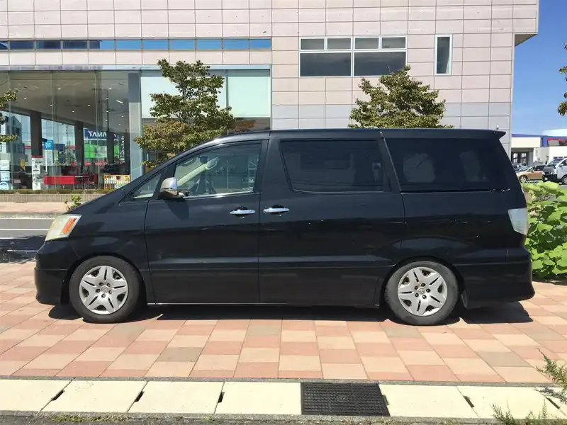 カタログ画像：アルファードＶ（ALPHARD V） ＭＸ Ｌエディション 2004年4月 TA-MNH10W 3000cc ブラックマイカ 燃費8.9km / l  外装